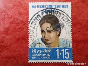 Selos: sri lanka, 1976, primera ministra s. bandaranaike, Yvert 478